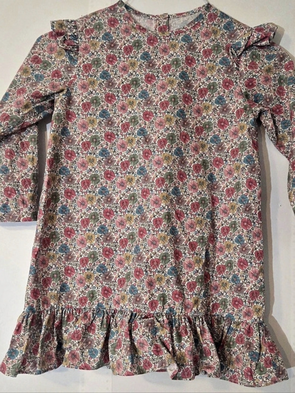 bella bliss Floral Ruffle-Hem Dress Girls Size 6